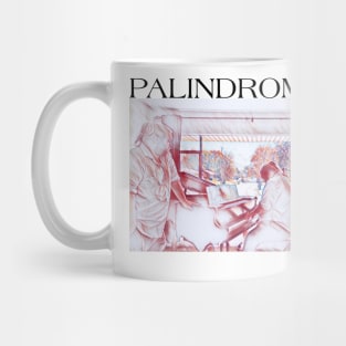 Palidrome Red Drawn (Black Text) Mug